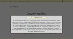 Desktop Screenshot of chiropractieheemskerk.nl