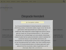 Tablet Screenshot of chiropractieheemskerk.nl